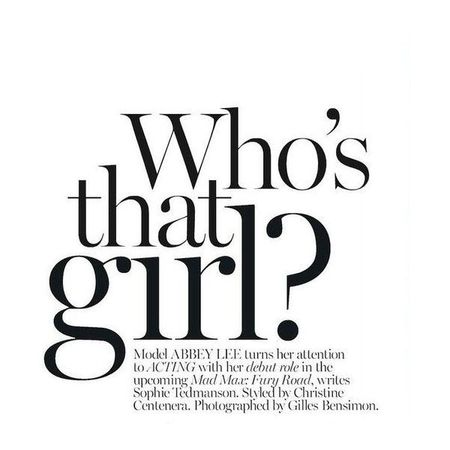 who's that girl