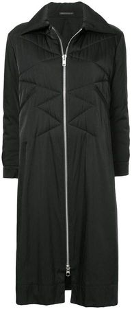 Pre-Owned quilted long coat