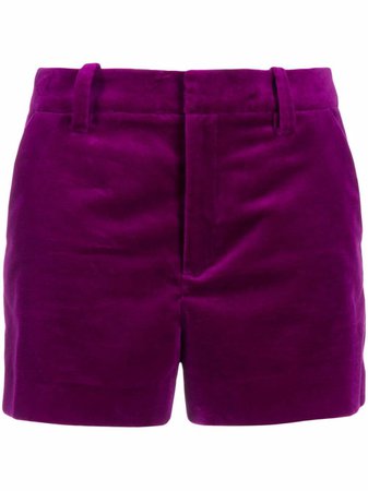 Zadig&Voltaire high-waisted velvet shorts - Farfetch
