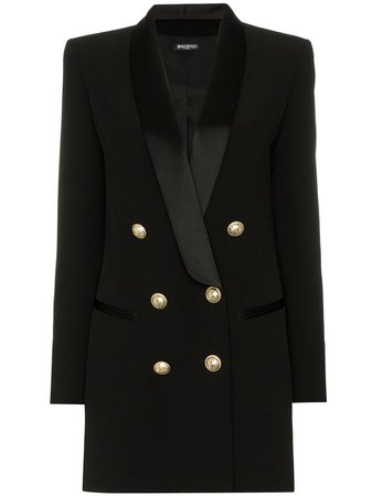 Balmain double-breasted blazer dress $3,145 - Buy AW19 Online - Fast Global Delivery, Price