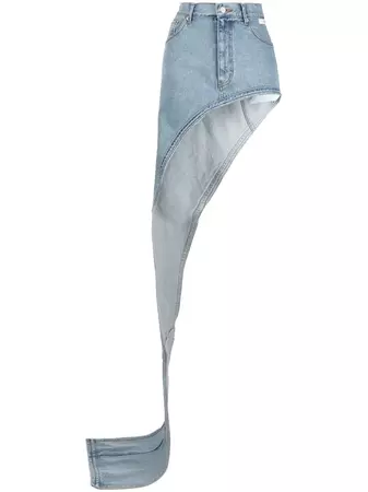 Kimhekim Asymmetric Denim Skirt - Farfetch
