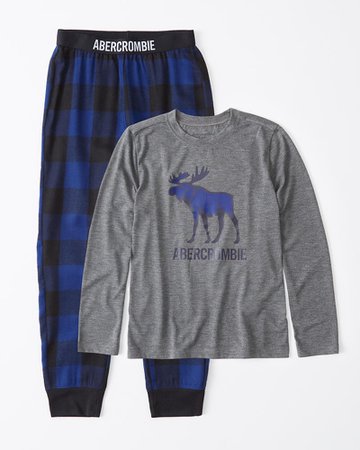 boys long-sleeve sleep set | boys pajamas | Abercrombie.com