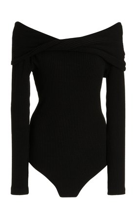Mara Hoffman Amanza Off-The-Shoulder Cotton-Blend Bodysuit By Mara Hoffman | Moda Operandi