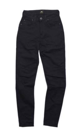 Lee high-waisted black jeans