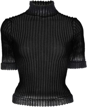 Cecilie Bahnsen Tippi Ribbed-Knit Top