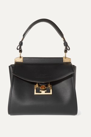 Black Mystic small leather tote | Givenchy | NET-A-PORTER