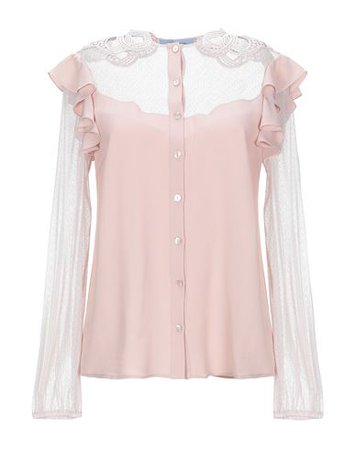 Blumarine Solid Color Shirts & Blouses - Women Blumarine Solid Color Shirts & Blouses online on YOOX United States - 38845583PX