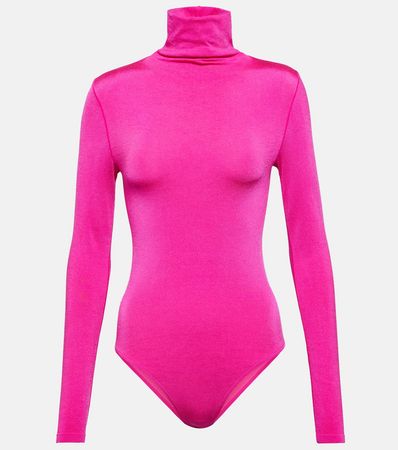 mytheresa Turtleneck Bodysuit in Pink - Wolford, Mytheresa
