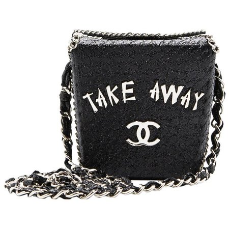 Chanel Limited Edition Runway Shanghai Collection Take Away Box Bag For Sale at 1stdibs