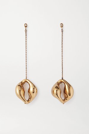 Gold Gold-tone earrings | Chloé | NET-A-PORTER