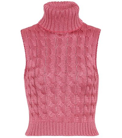 Cable-knit sweater vest