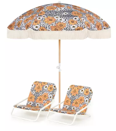 Sunday Supply Co. | Animal Kingdom Beach Umbrella & Beach Chair Set