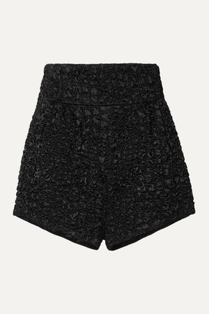 SAINT LAURENT | Matelassé satin shorts | NET-A-PORTER.COM