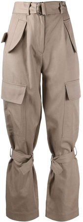 belted cargo pants