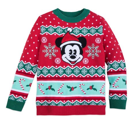 target boys Christmas sweater Mickey