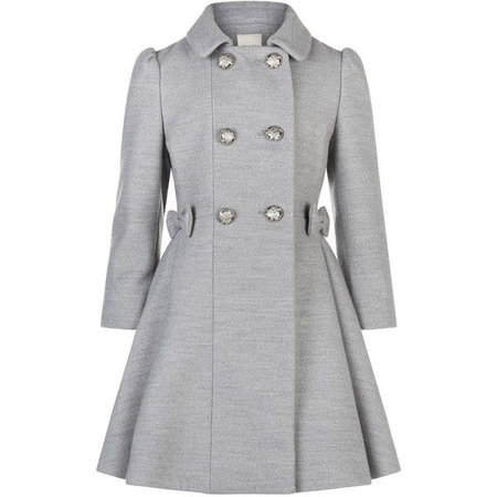 grey pea coat dress