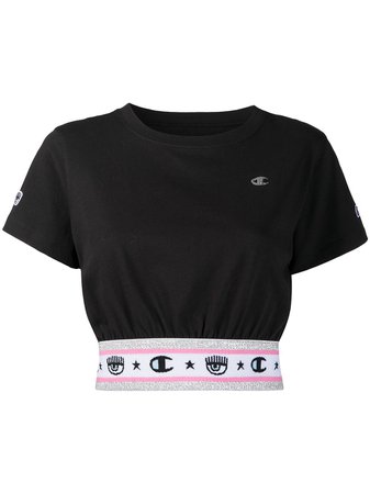 Chiara Ferragni x Champion Cropped T-Shirt - Farfetch