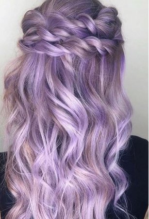 lilac mermaid hair