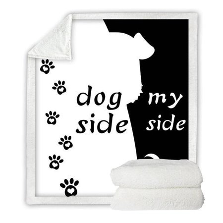 Dog Side, My Side Blanket
