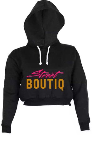 street Boutiq crop hoodie