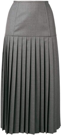 Corset Yoke Pleated Skirt