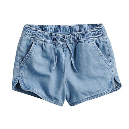 Toddler Girl Jumping Beans® Dolphin Twill Pull-On Shorts