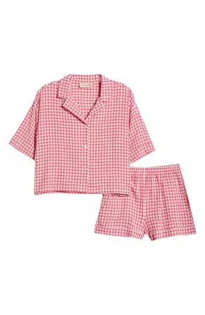 Papinelle Seersucker Short Pajamas | Nordstrom