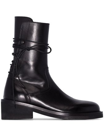 Ann Demeulemeester Lace-Up Ankle Boots Aw20 | Farfetch.Com