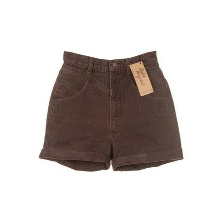 brown jean shorts