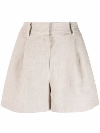 Michael Michael Kors Linen Tailored Shorts