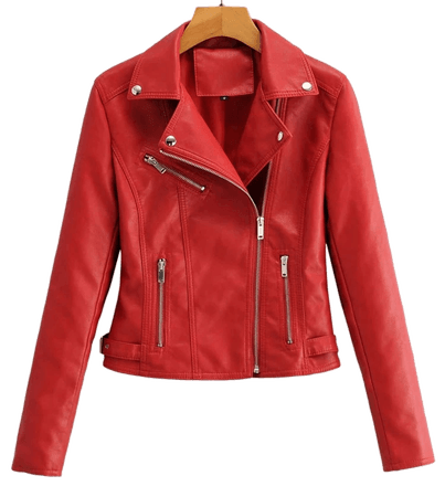 Куртка-косуха красная