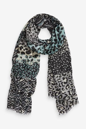 Buy Animal Print Lightweight Scarf from the Next UK online shop