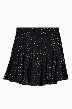 Black Star Flounce Mini Skirt | Topshop black