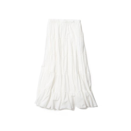 long white skirt
