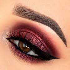 burgundy eye makeup - Google Search