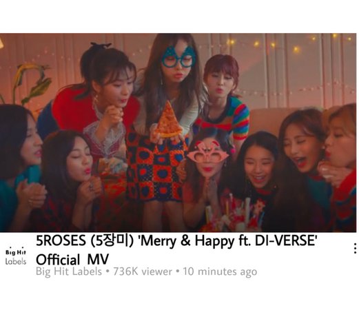 5ROSES ‘Merry & Happy ft. DI-VERSE’ MV