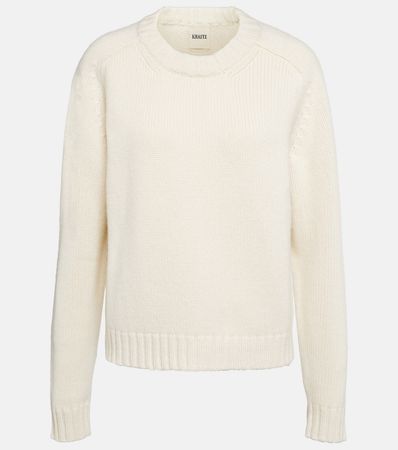 Mae Cashmere Sweater in White - Khaite | Mytheresa