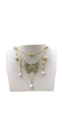 fairy butterfly necklace