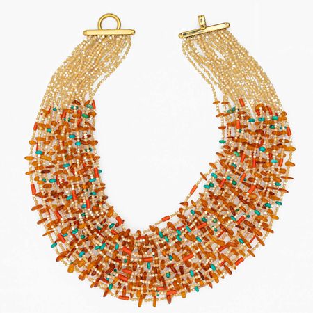 Intini Jewels Bold Beaded Multi-Strand Necklace
