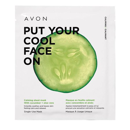 Put Your Cool Face On Calming Sheet Mask by AVON
