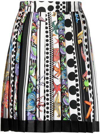 Versace multi-panel Design Pleated Skirt - Farfetch