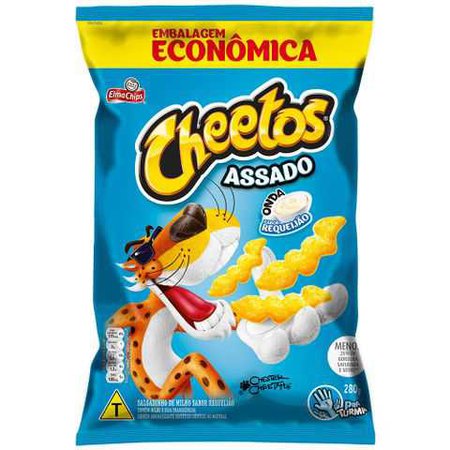Salgadinho Cheetos Requeijão 280g - Elma Chips - docemalu