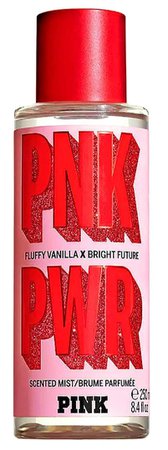 pink fluffy vanilla x bright future body mist