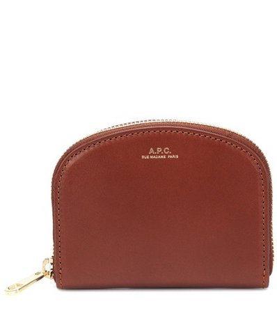 Half-Moon leather wallet
