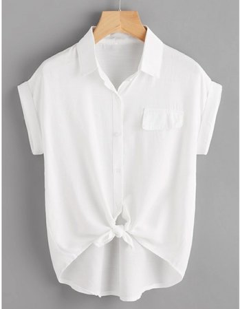 white button blouse