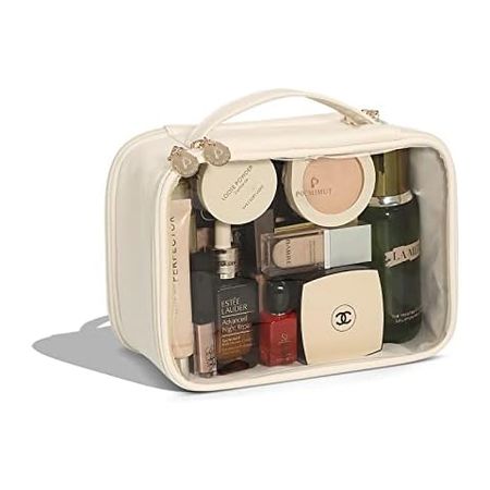Amazon.com : HOYOFO Mesh Makeup Bag with Zipper Travel Cosmetics Organizer Pouch Storage Bag Pack of 3 Toiletries Accessories Purse Bag, Black(S/M/L) : Beauty & Personal Care
