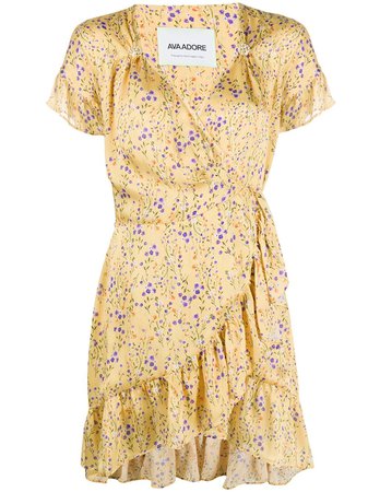 Ava Adore Floral Print Wrap Dress - Farfetch