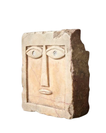 1st century b.c. - 1st century a.d. carved alabaster stelæ, southern arabia.
