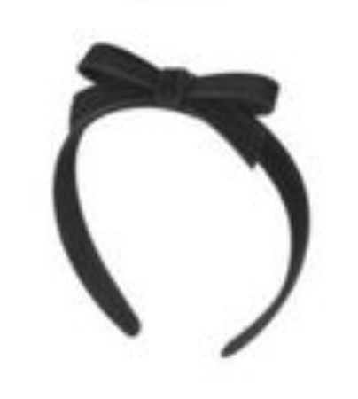 shushu/tong black bow headband