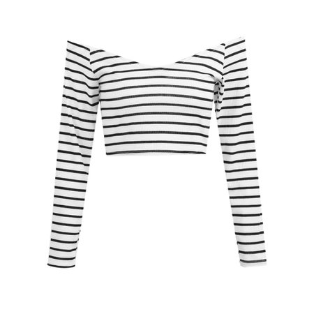 BLACK AND WHITE STRIPED CROP TOP - Google Search